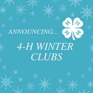 Announcing 4-H Winter Clubs Polk County NC