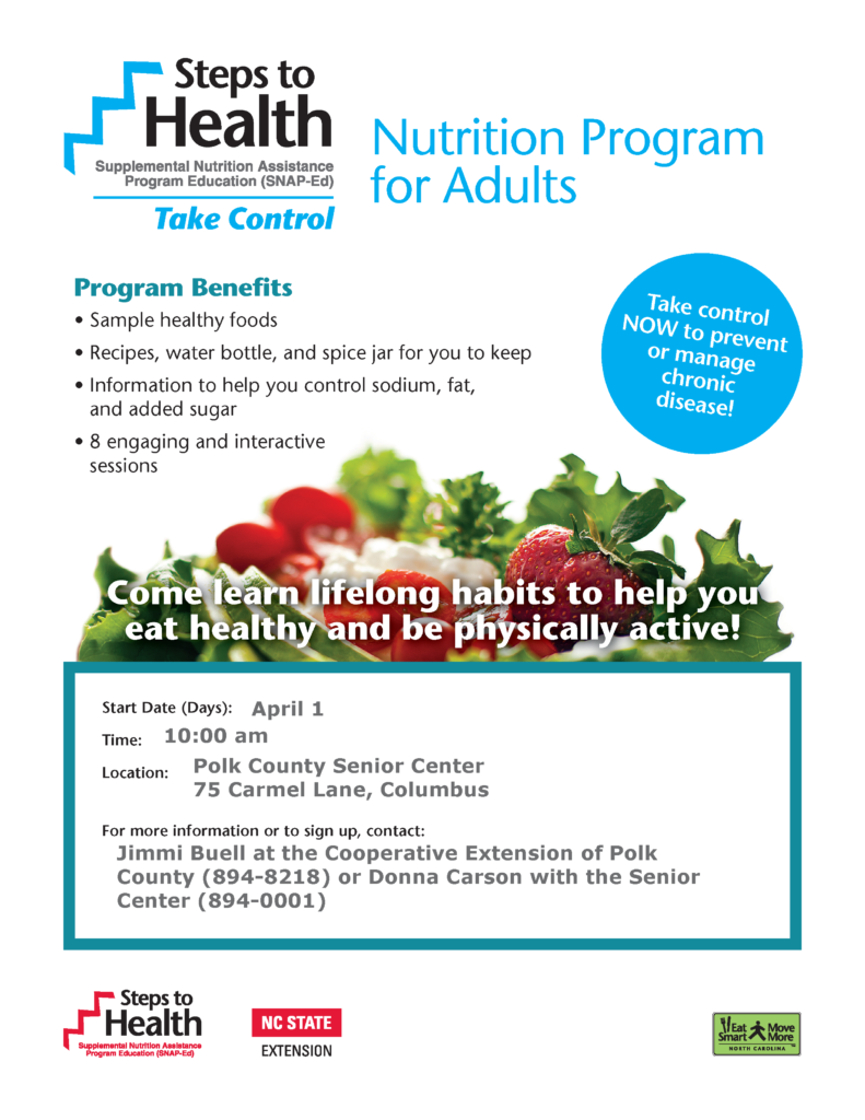 Steps to Health Flyer