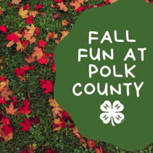 2019 Fall Registration Polk County 4-H
