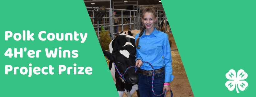 Katelyn Ruff wins 4-H prize