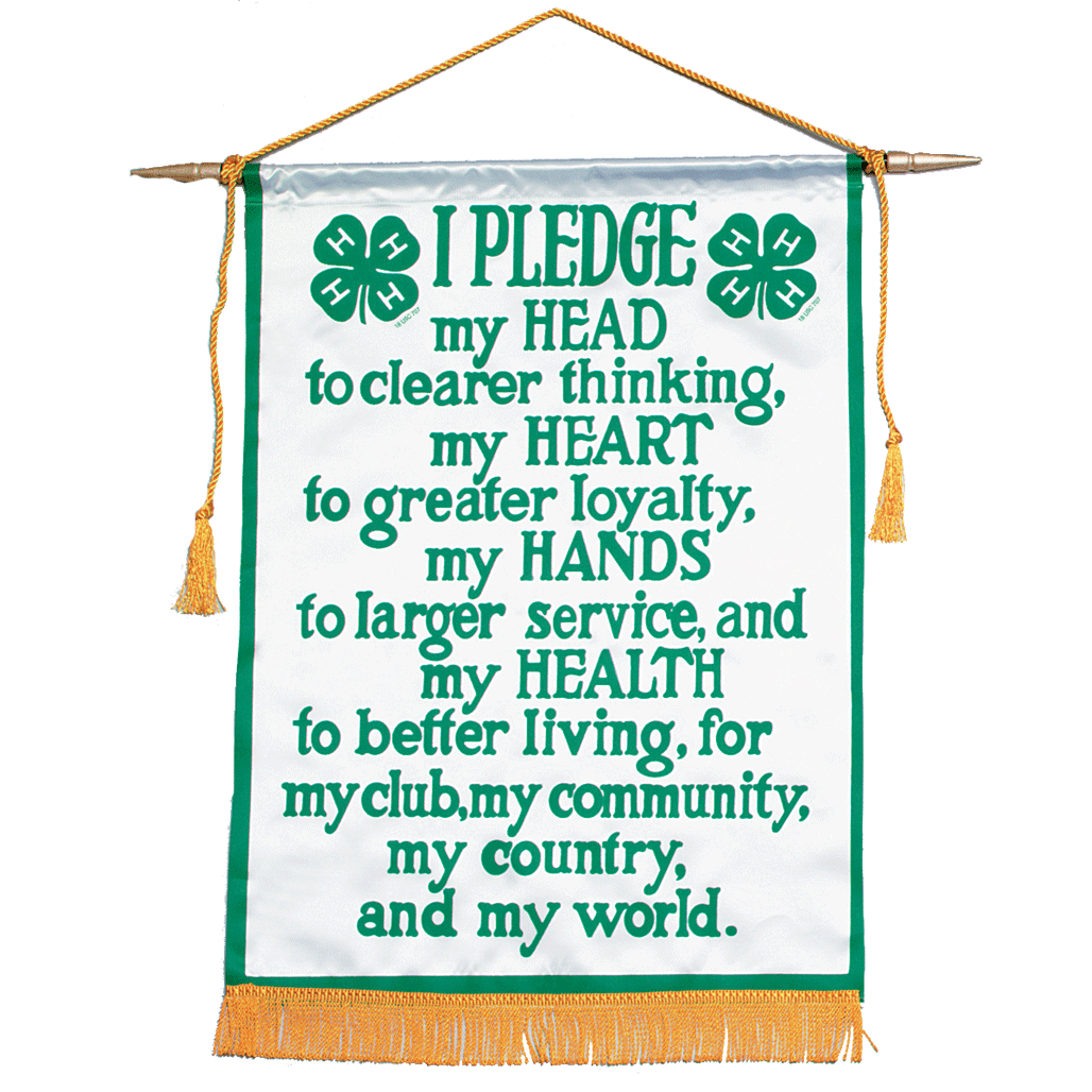 4-H Pledge Head Hands Heart Health