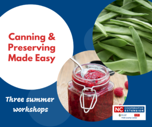 Polk County NC canning classes