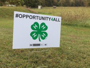 #Opportunity4All 4-H Yard Sign