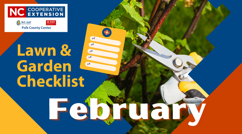 Lawn and Garden Checklist - February