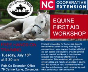 Cover photo for Free Equine First Aid Workshop